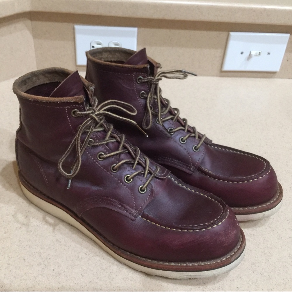 Red Wing Heritage Men’s Moc 6” Boot Oxblood Mesa